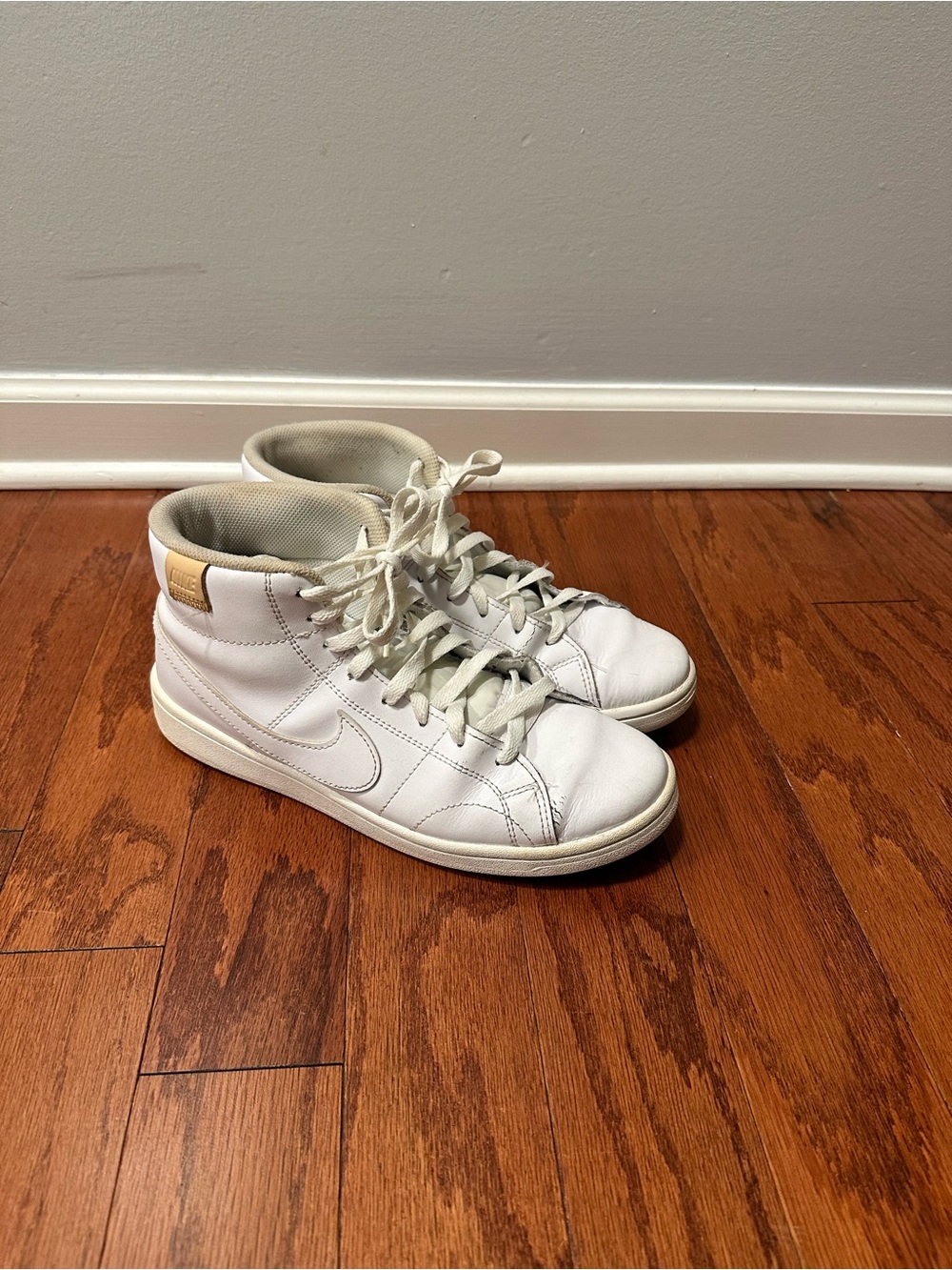 Nike White High-Top Sneakers